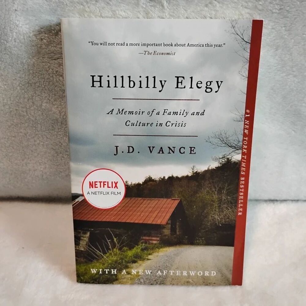 Hillbilly Elegy by J. D. Vance paperback